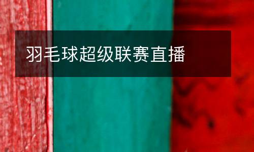 羽毛球超級聯(lián)賽直播