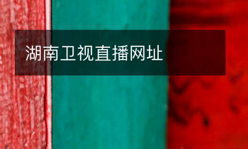 湖南衛(wèi)視直播網(wǎng)址
