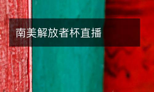 南美解放者杯直播