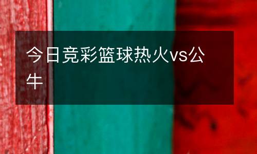 今日競彩籃球熱火vs公牛