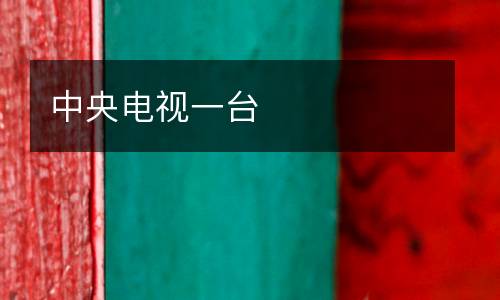 中央電視一臺(tái)