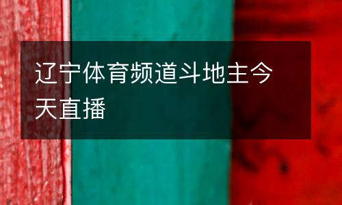 遼寧體育頻道斗地主今天直播