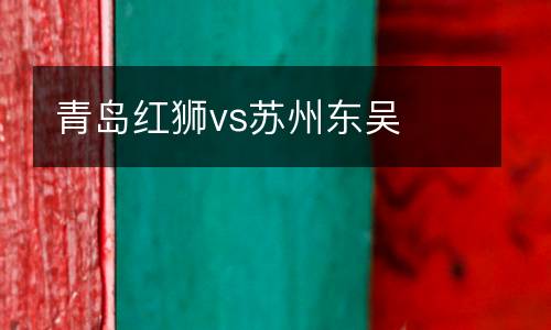 青島紅獅vs蘇州東吳