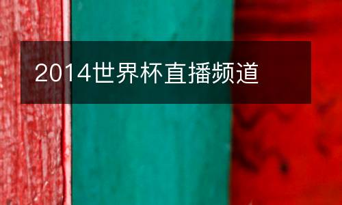 2014世界杯直播頻道